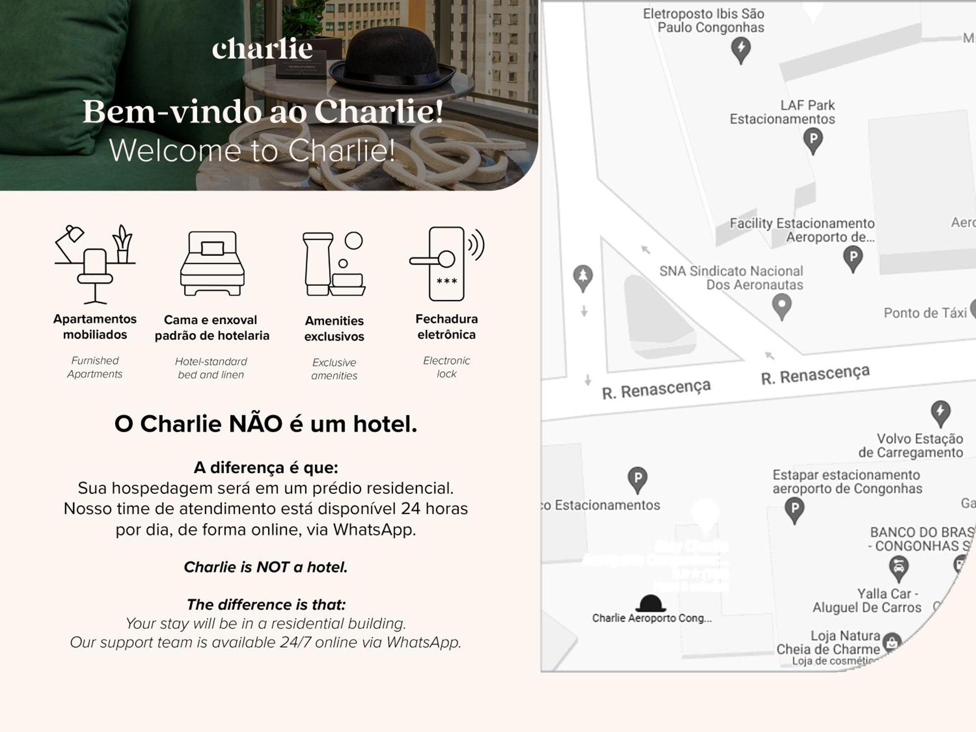 Apartmán Charlie Aeroporto Congonhas Cgh São Paulo Exteriér fotografie